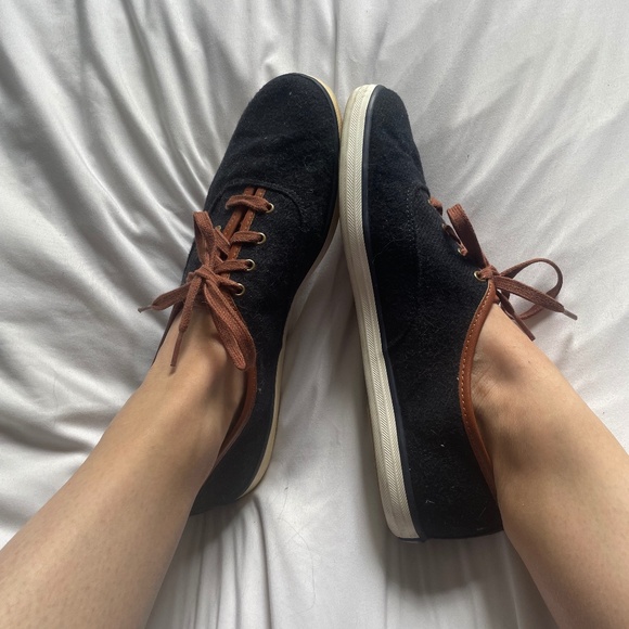 Keds - Dark Blue Canvas Shoes - Picture 1 of 4